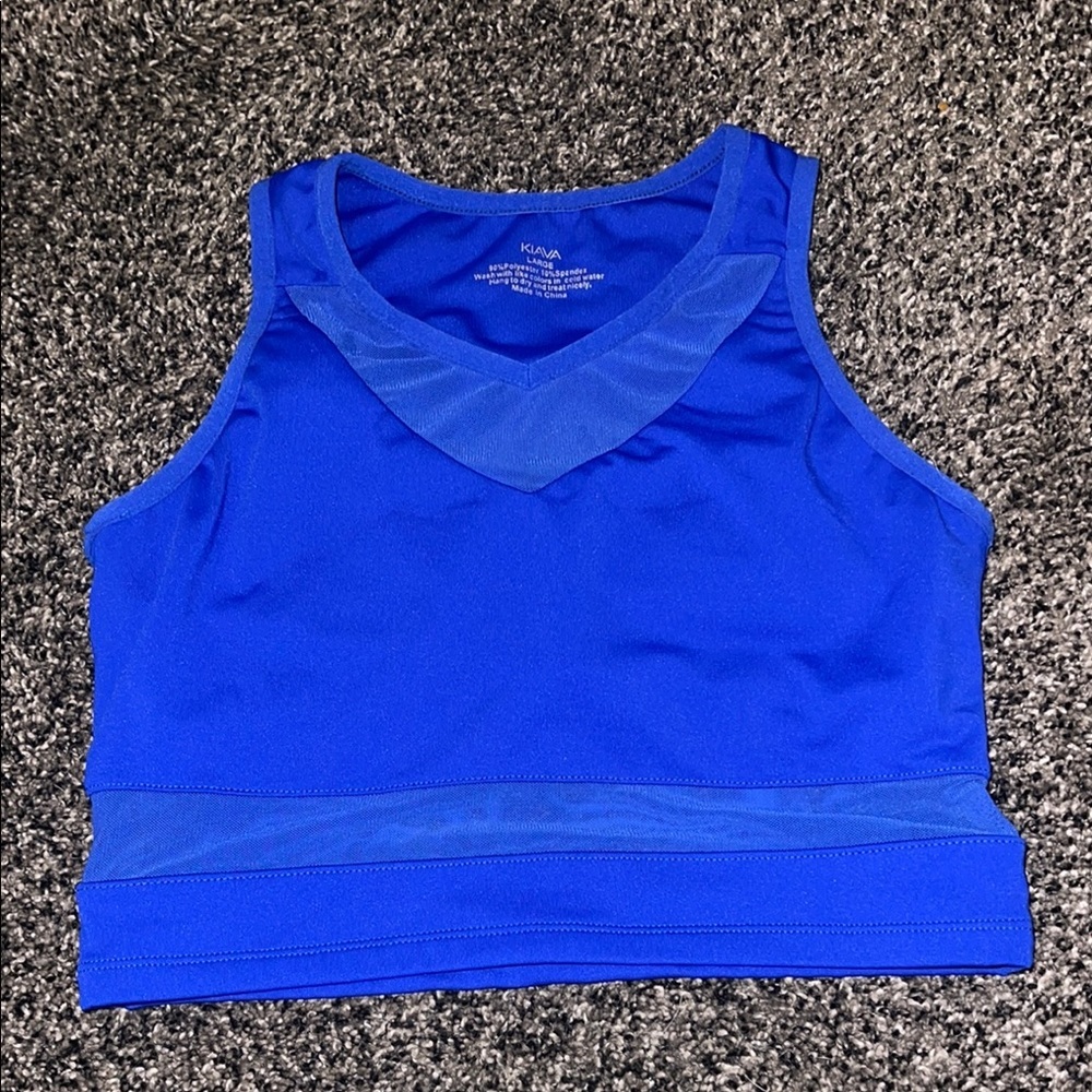 KIAVA Blue Sports Bra